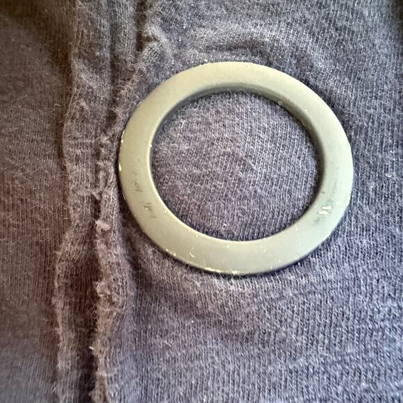 Habitat Clothes to Live In Women Sweatshirt Jacket S Snap Cotton Lagenlook Swing - Picture 9 of 9